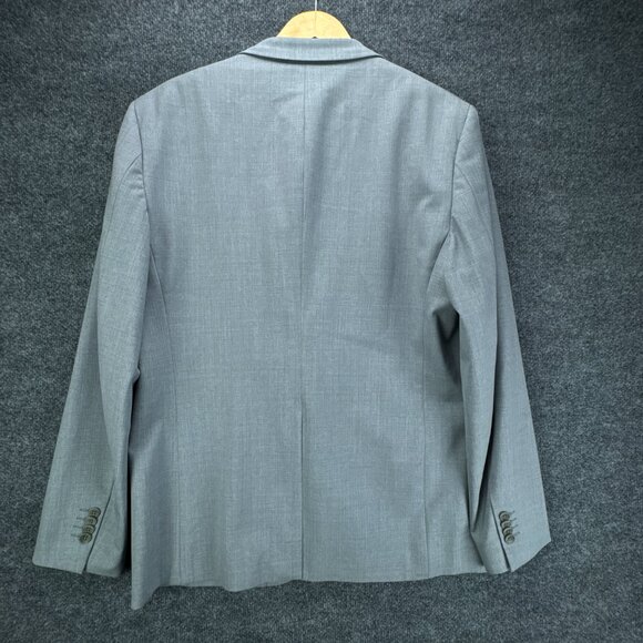 **SOLD**Theory Suit Mens Jacket 44R Pants 38W 2PC Gray Wool Blend XYLO - Picture 3 of 15